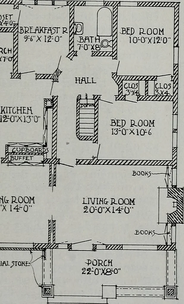 An illustration from The Architect & engineer of California and the Pacific Coast, 1905, leaf 854