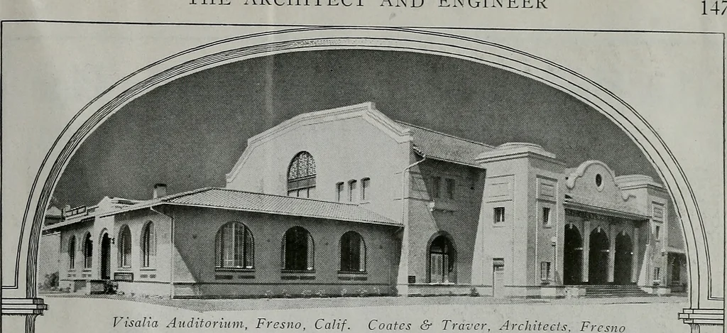 An illustration from The Architect & engineer of California and the Pacific Coast, 1905, leaf 896