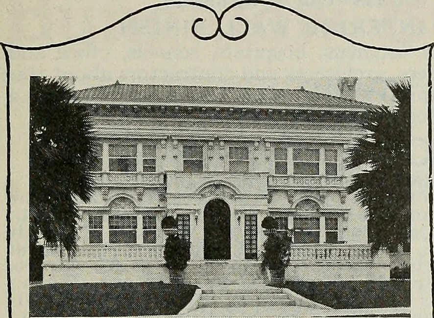 An illustration from Architect and engineer, 1905, leaf 190