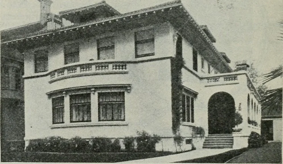 An illustration from Architect and engineer, 1905, leaf 197