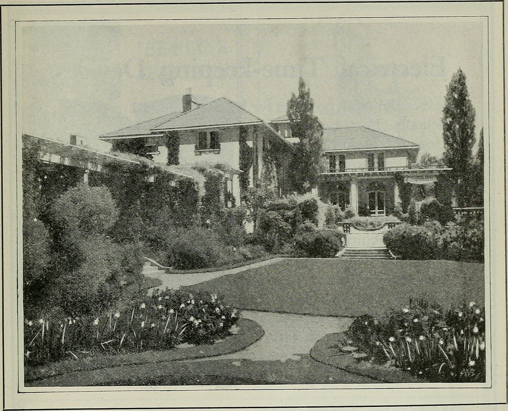 An illustration from Architect and engineer, 1905, leaf 198