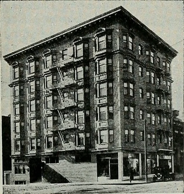 An illustration from Architect and engineer, 1905, leaf 204
