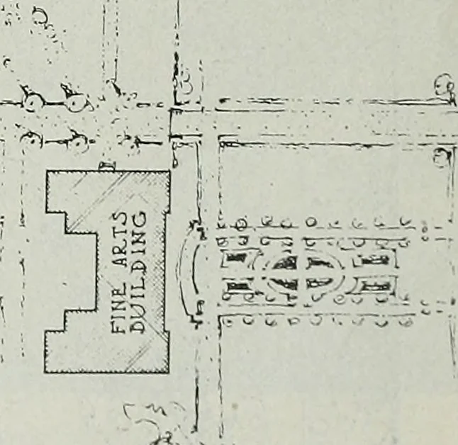 An illustration from Architect and engineer, 1905, leaf 244