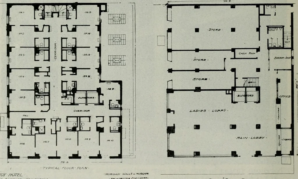 An illustration from Architect and engineer, 1905, leaf 271