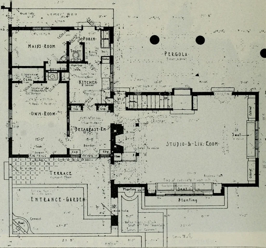 An illustration from Architect and engineer, 1905, leaf 277