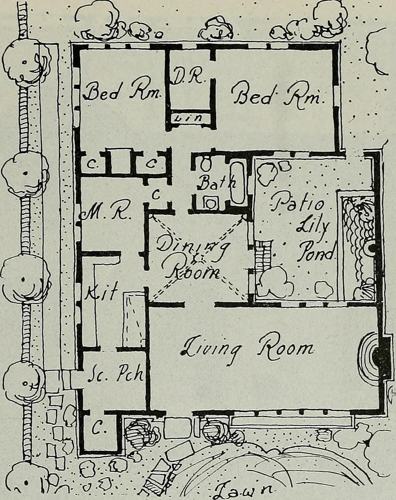 An illustration from Architect and engineer, 1905, leaf 284