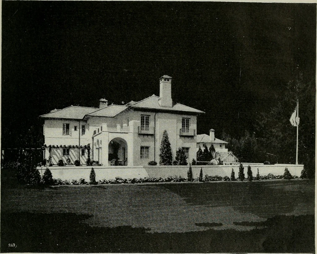 An illustration from Architect and engineer, 1905, leaf 34