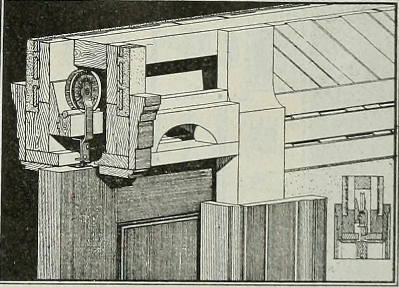 An illustration from Architect and engineer, 1905, leaf 38