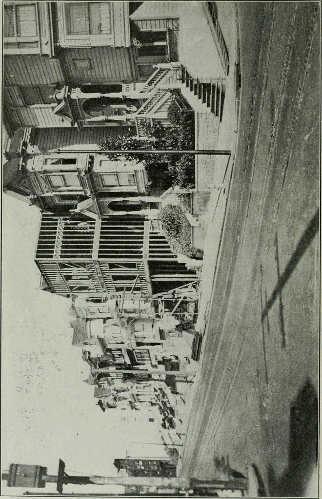 An illustration from Architect and engineer, 1905, leaf 409