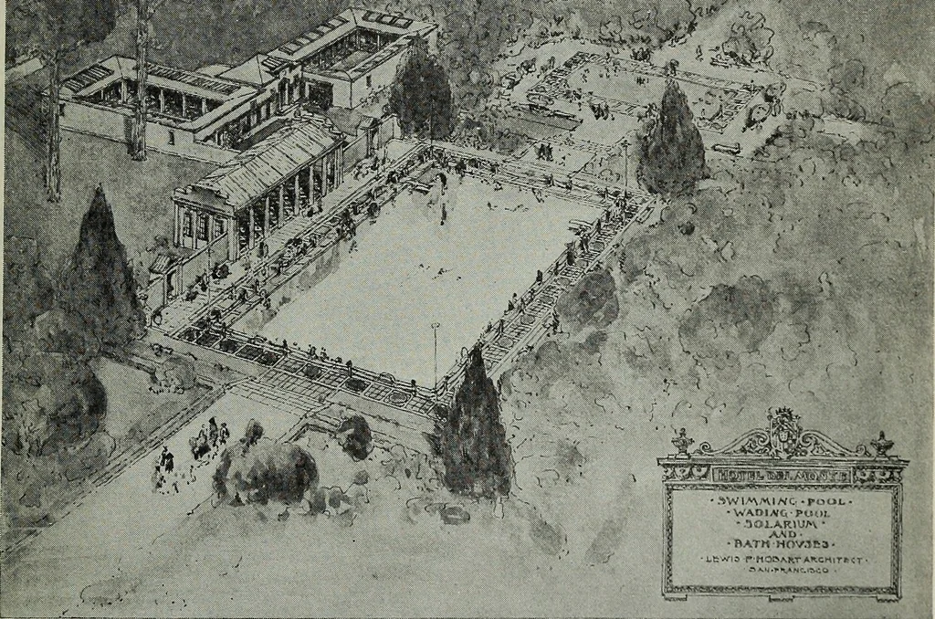 An illustration from Architect and engineer, 1905, leaf 54