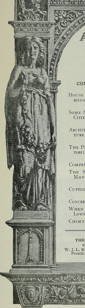 An illustration from Architect and engineer, 1905, leaf 552
