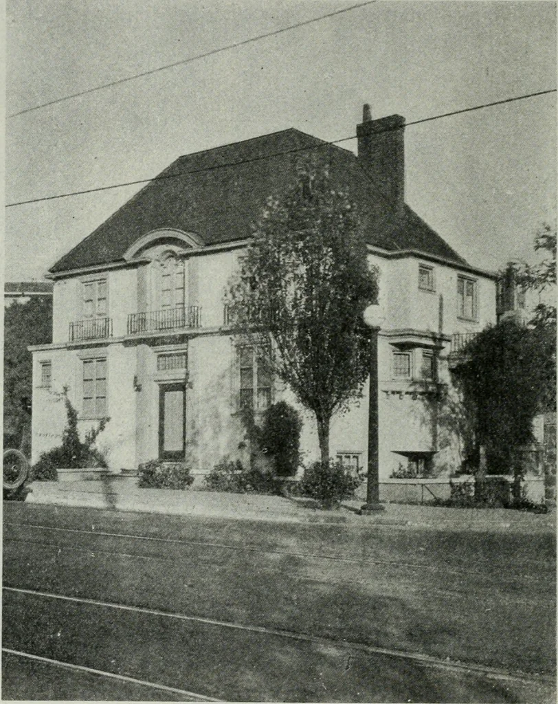 An illustration from Architect and engineer, 1905, leaf 557