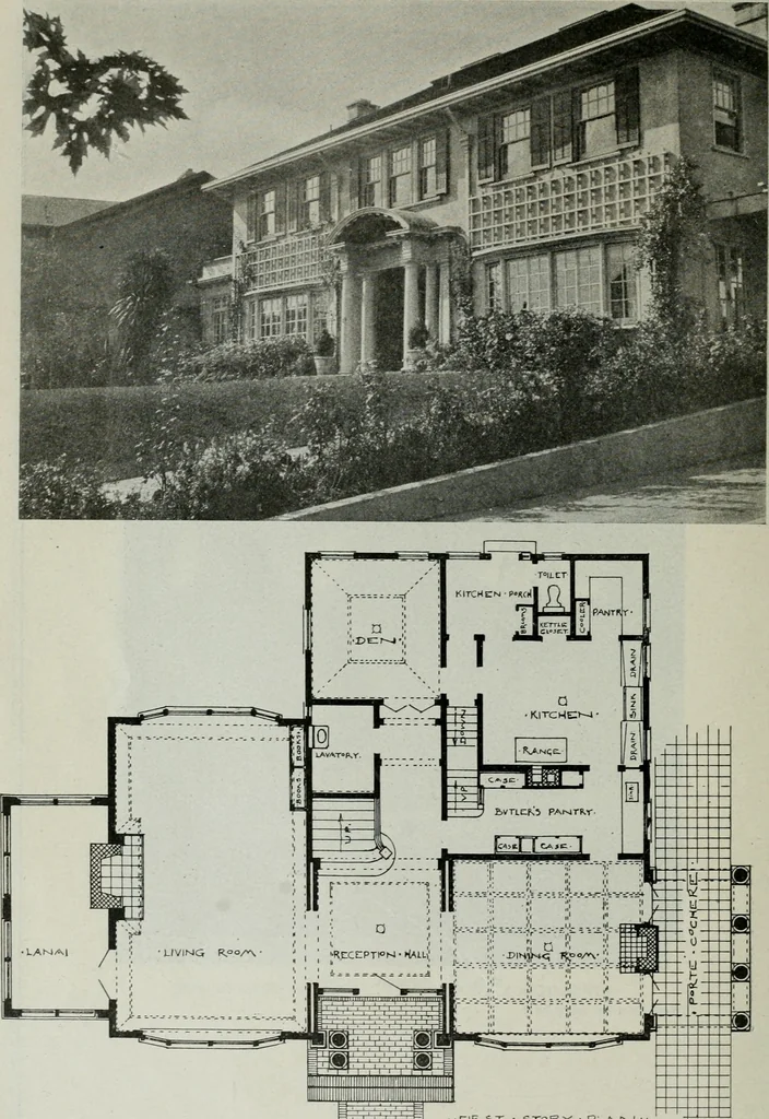 An illustration from Architect and engineer, 1905, leaf 559
