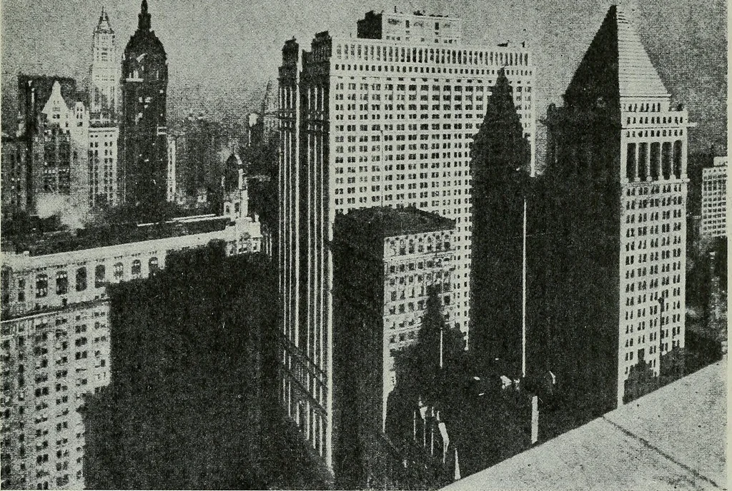 An illustration from Architect and engineer, 1905, leaf 600