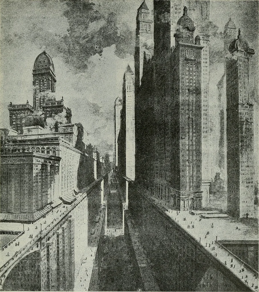An illustration from Architect and engineer, 1905, leaf 602
