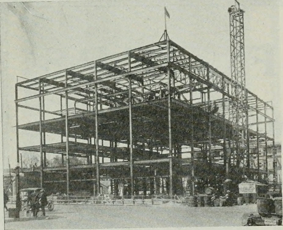 An illustration from Architect and engineer, 1905, leaf 677