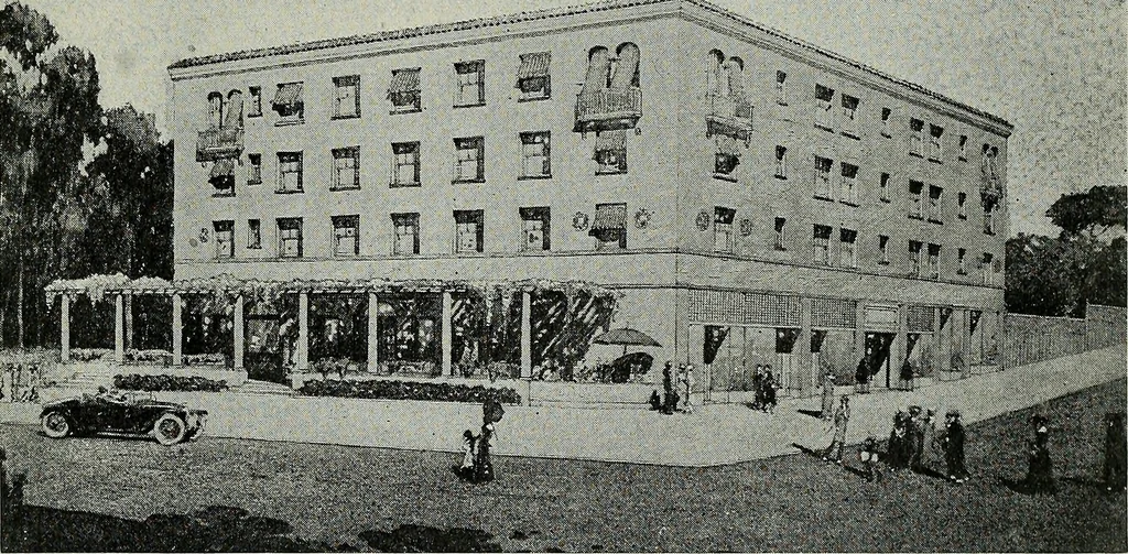 An illustration from Architect and engineer, 1905, leaf 720