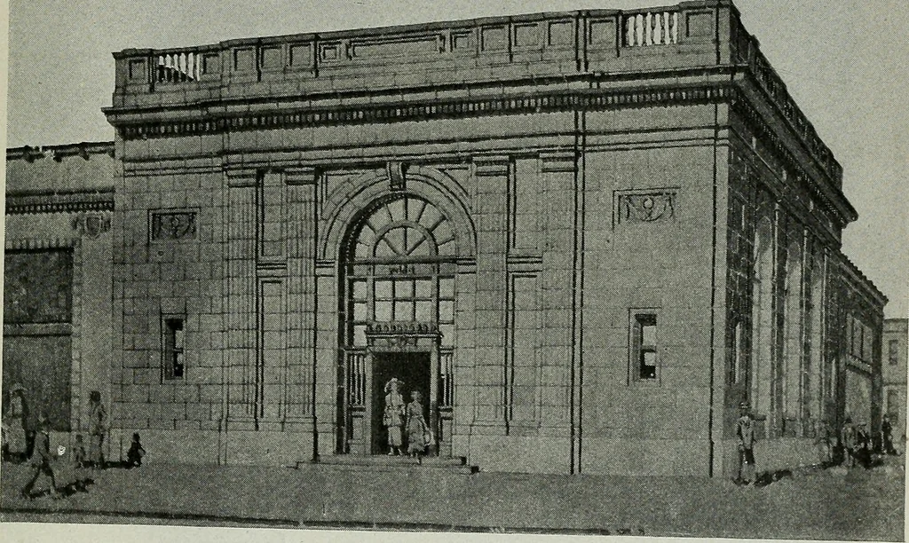 An illustration from Architect and engineer, 1905, leaf 724