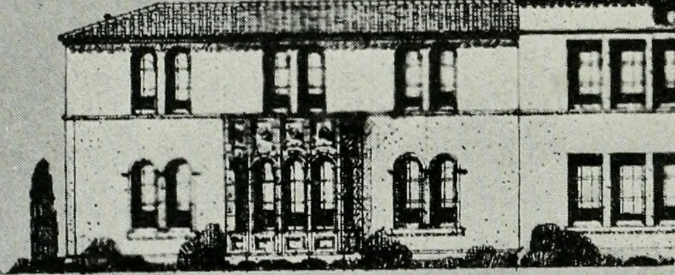 An illustration from Architect and engineer, 1905, leaf 727