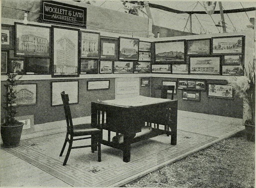 An illustration from Architect and engineer, 1905, leaf 730