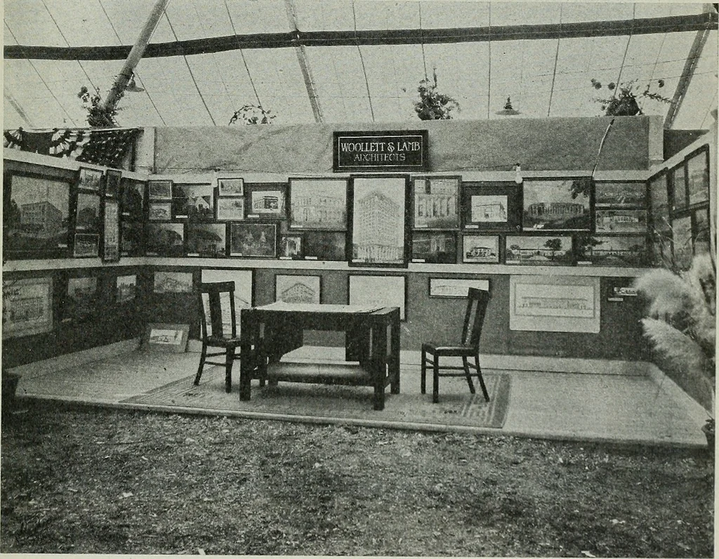 An illustration from Architect and engineer, 1905, leaf 730