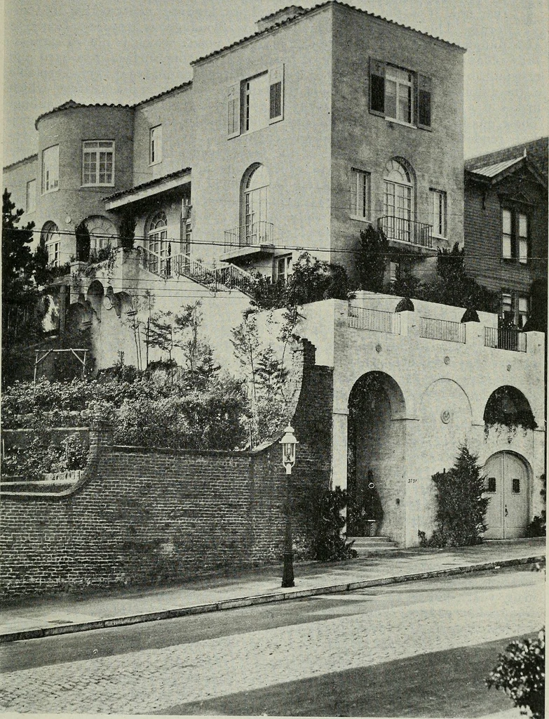 An illustration from Architect and engineer, 1905, leaf 738