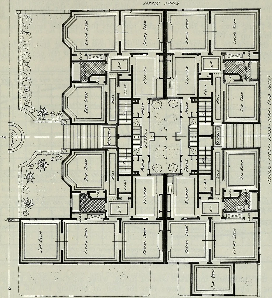 An illustration from Architect and engineer, 1905, leaf 764