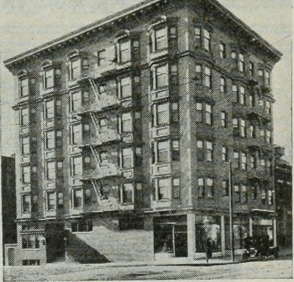 An illustration from Architect and engineer, 1905, leaf 827