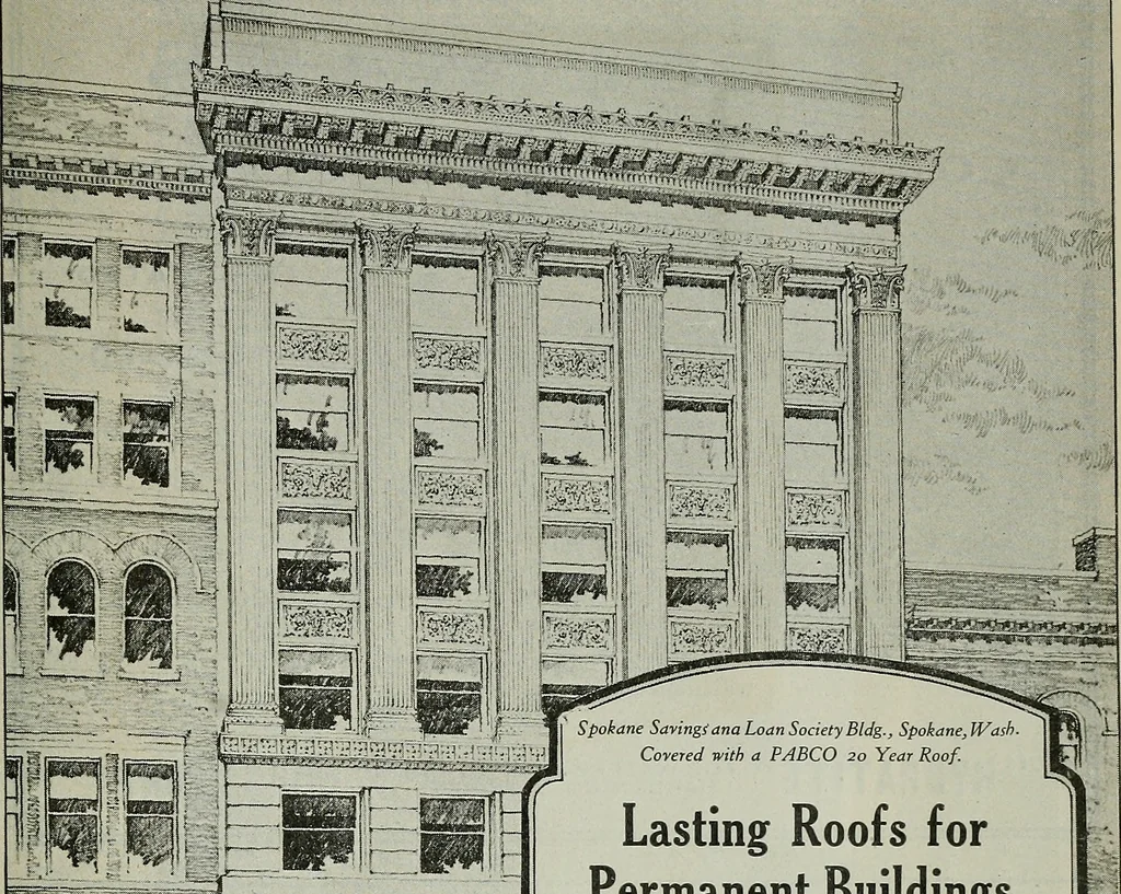 An illustration from Architect and engineer, 1905, leaf 834