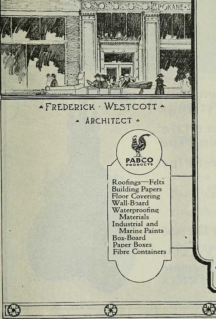 An illustration from Architect and engineer, 1905, leaf 834