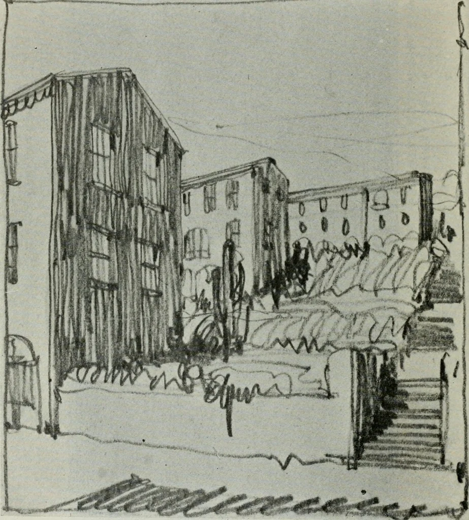 An illustration from Architect and engineer, 1905, leaf 887
