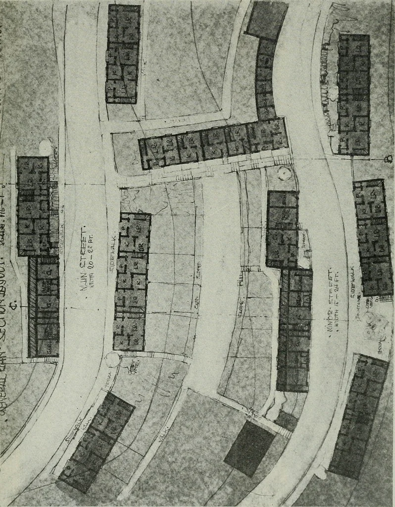 An illustration from Architect and engineer, 1905, leaf 890