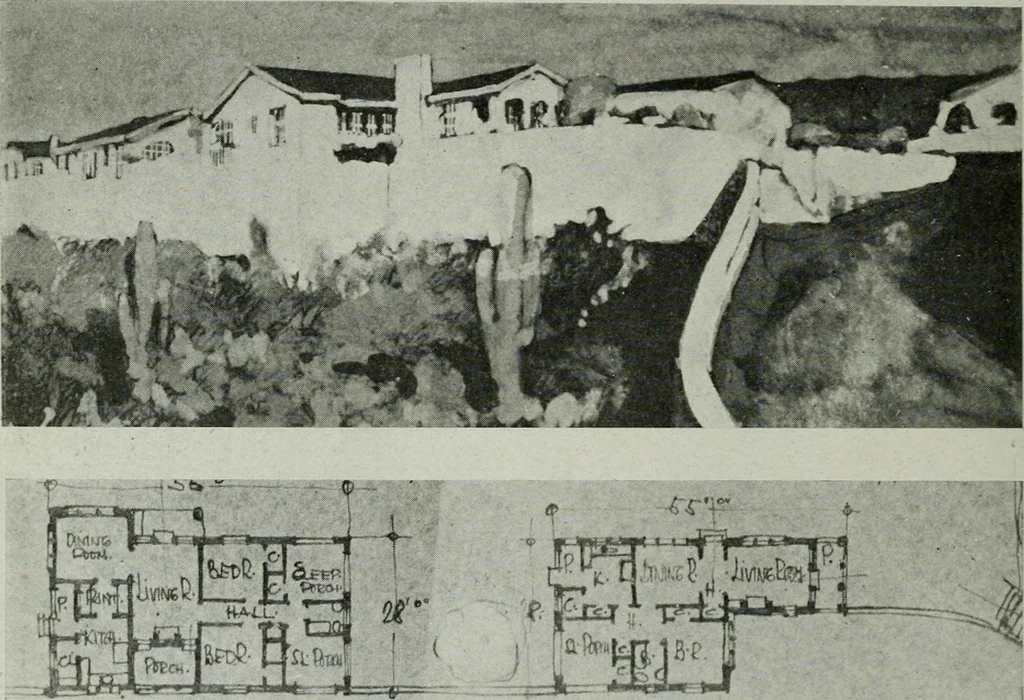 An illustration from Architect and engineer, 1905, leaf 897