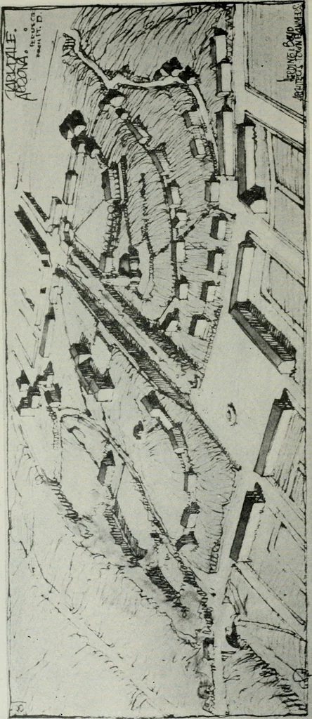 An illustration from Architect and engineer, 1905, leaf 911