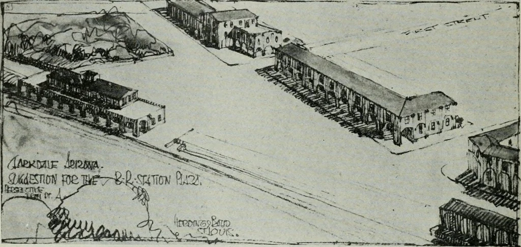 An illustration from Architect and engineer, 1905, leaf 913