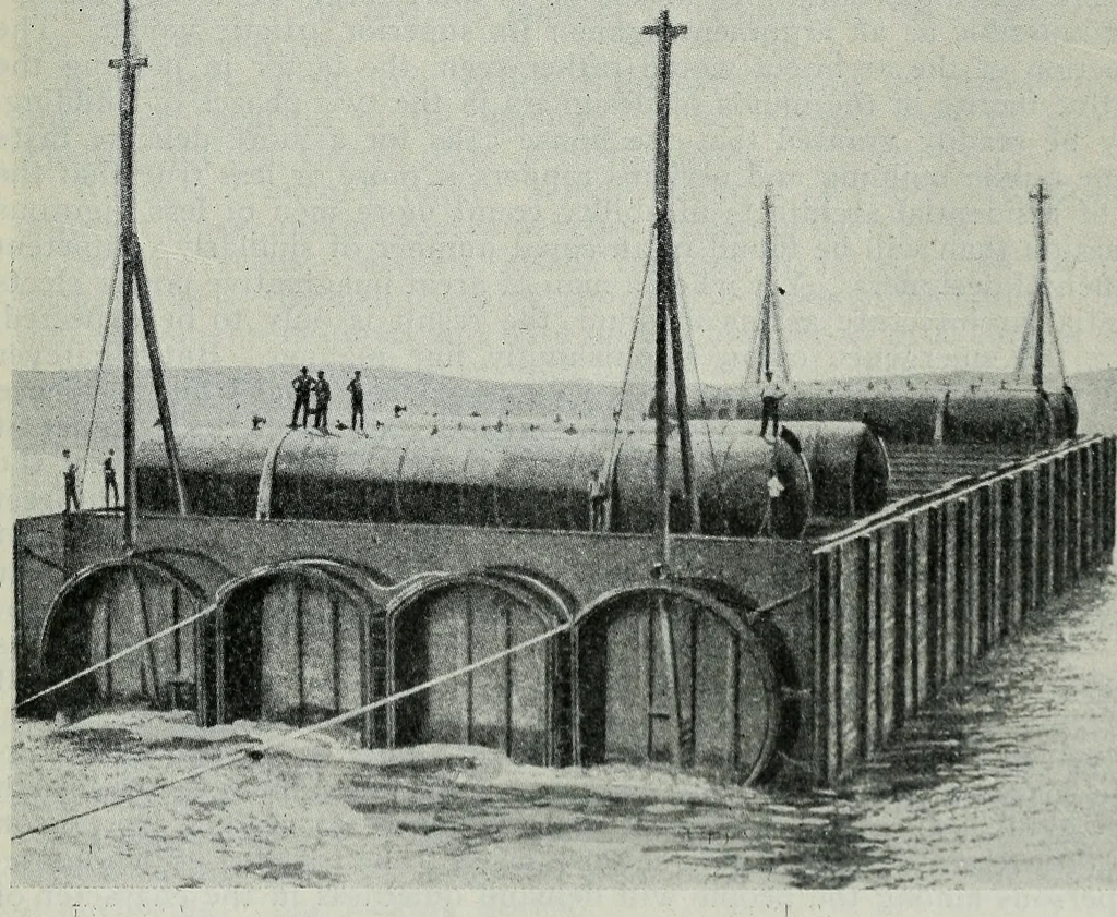 An illustration from Architect and engineer, 1905, leaf 930