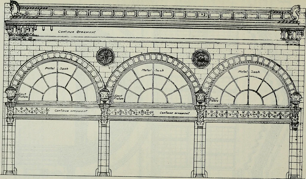 An illustration from Architect and engineer, 1905, leaf 934