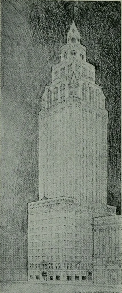 An illustration from Architect and engineer, 1905, leaf 117