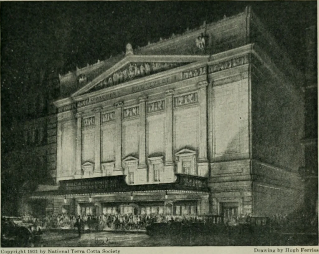 An illustration from Architect and engineer, 1905, leaf 124