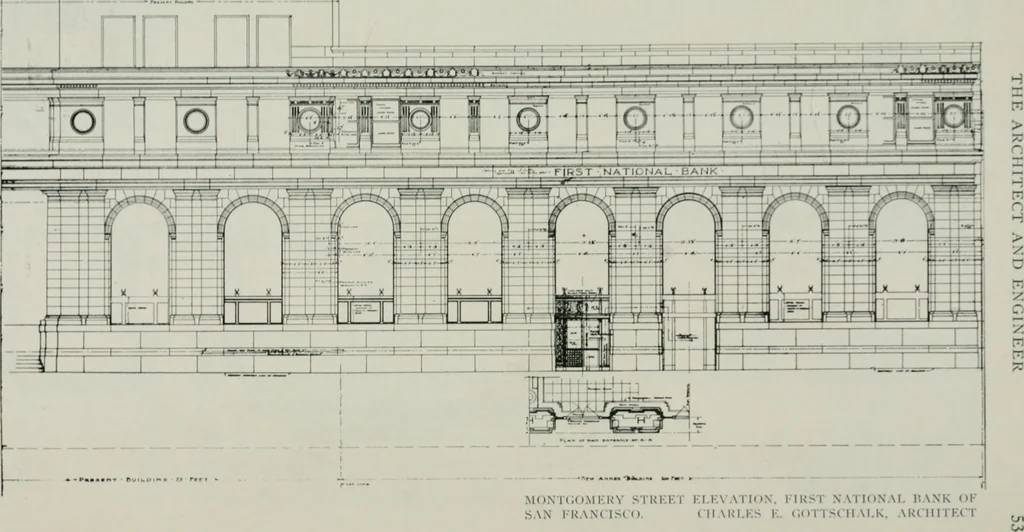 An illustration from Architect and engineer, 1905, leaf 218