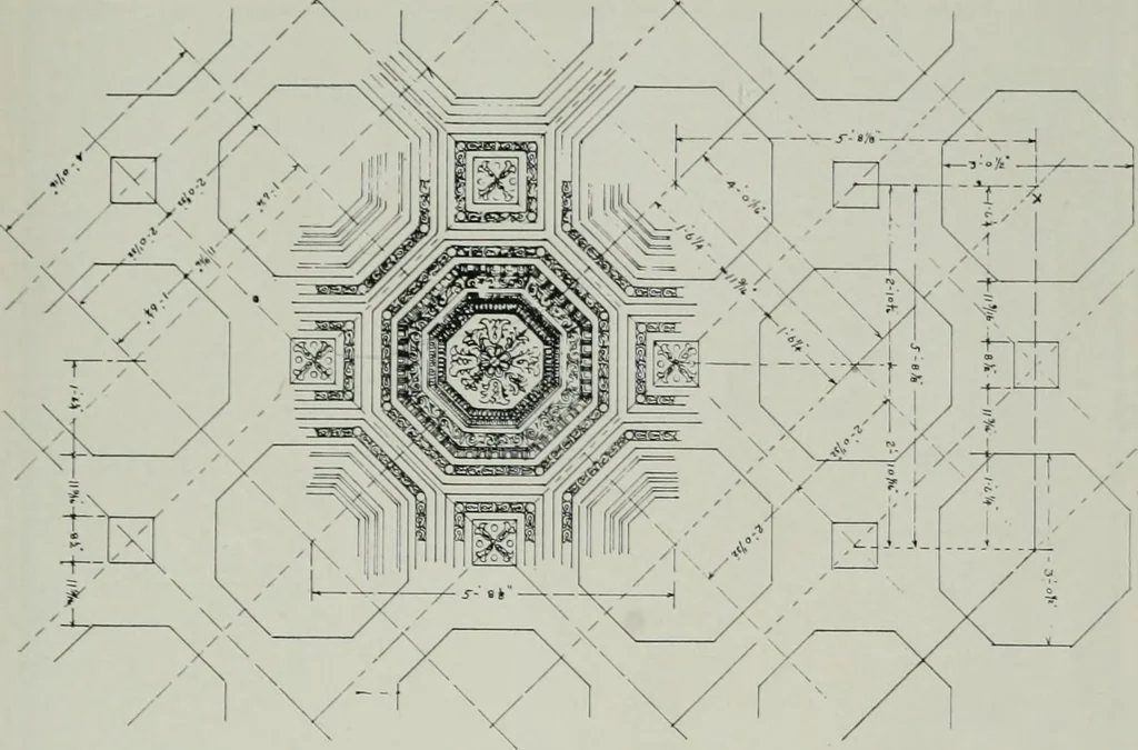 An illustration from Architect and engineer, 1905, leaf 222
