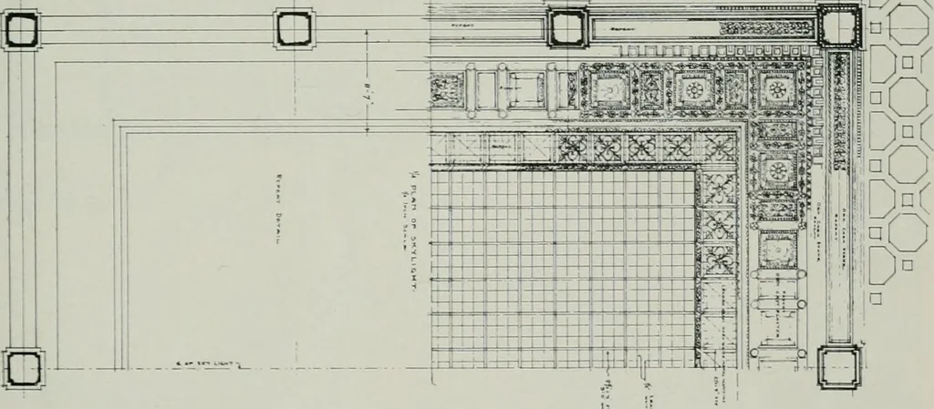 An illustration from Architect and engineer, 1905, leaf 222