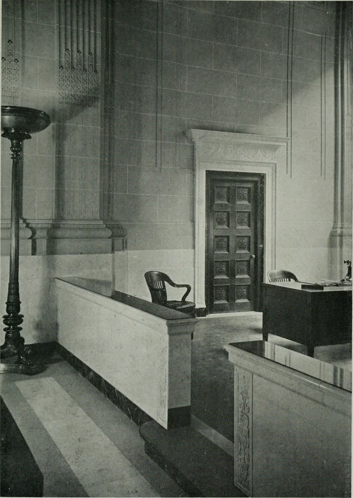 An illustration from Architect and engineer, 1905, leaf 232