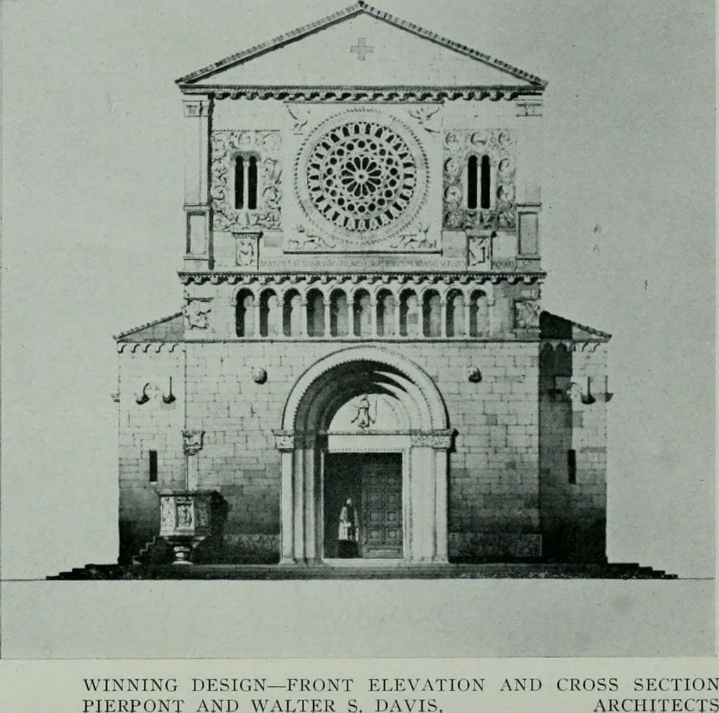 An illustration from Architect and engineer, 1905, leaf 243