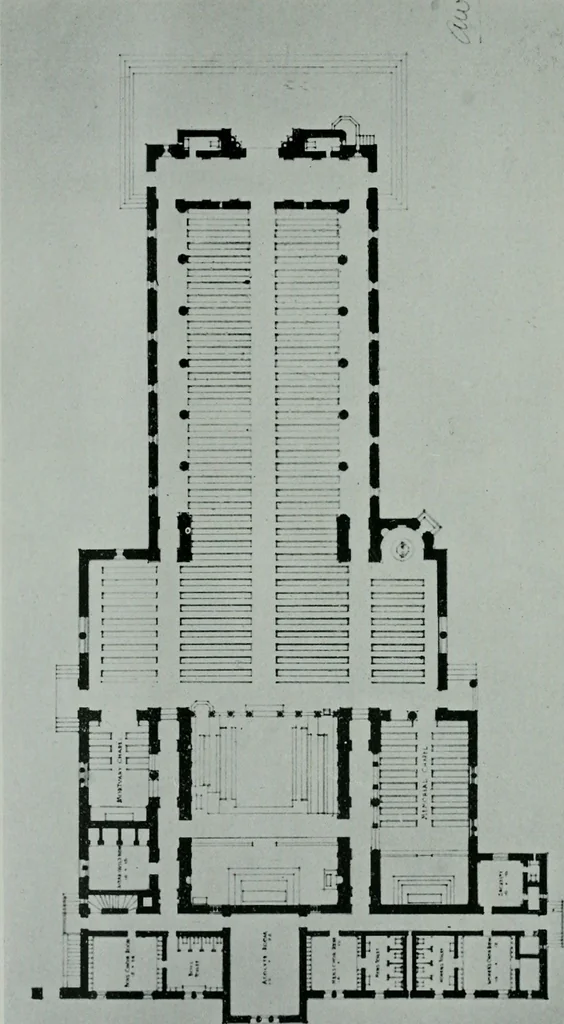 An illustration from Architect and engineer, 1905, leaf 245