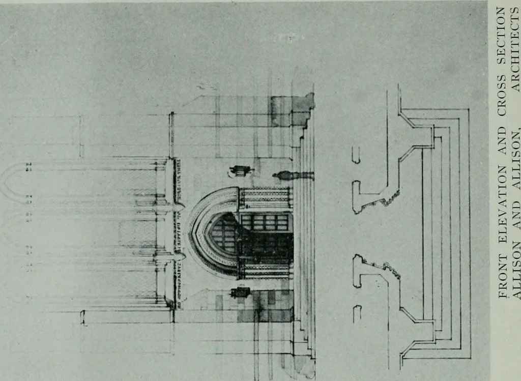 An illustration from Architect and engineer, 1905, leaf 247
