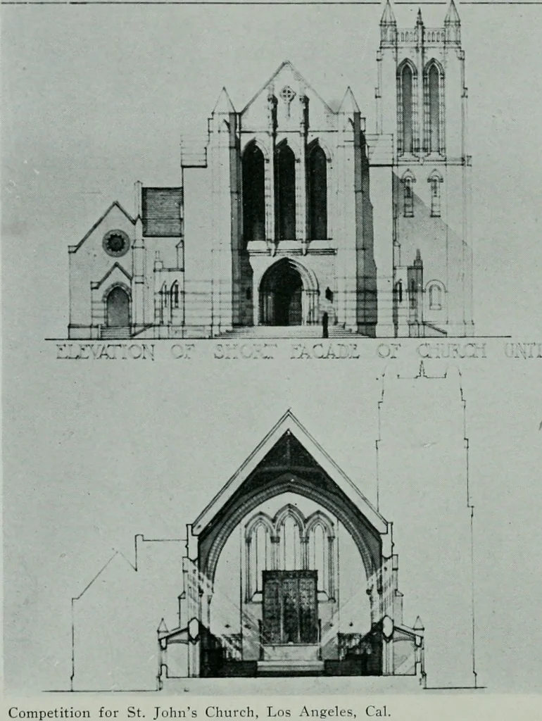 An illustration from Architect and engineer, 1905, leaf 247
