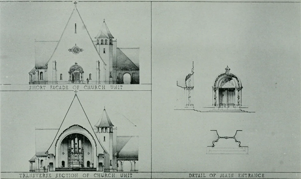 An illustration from Architect and engineer, 1905, leaf 251