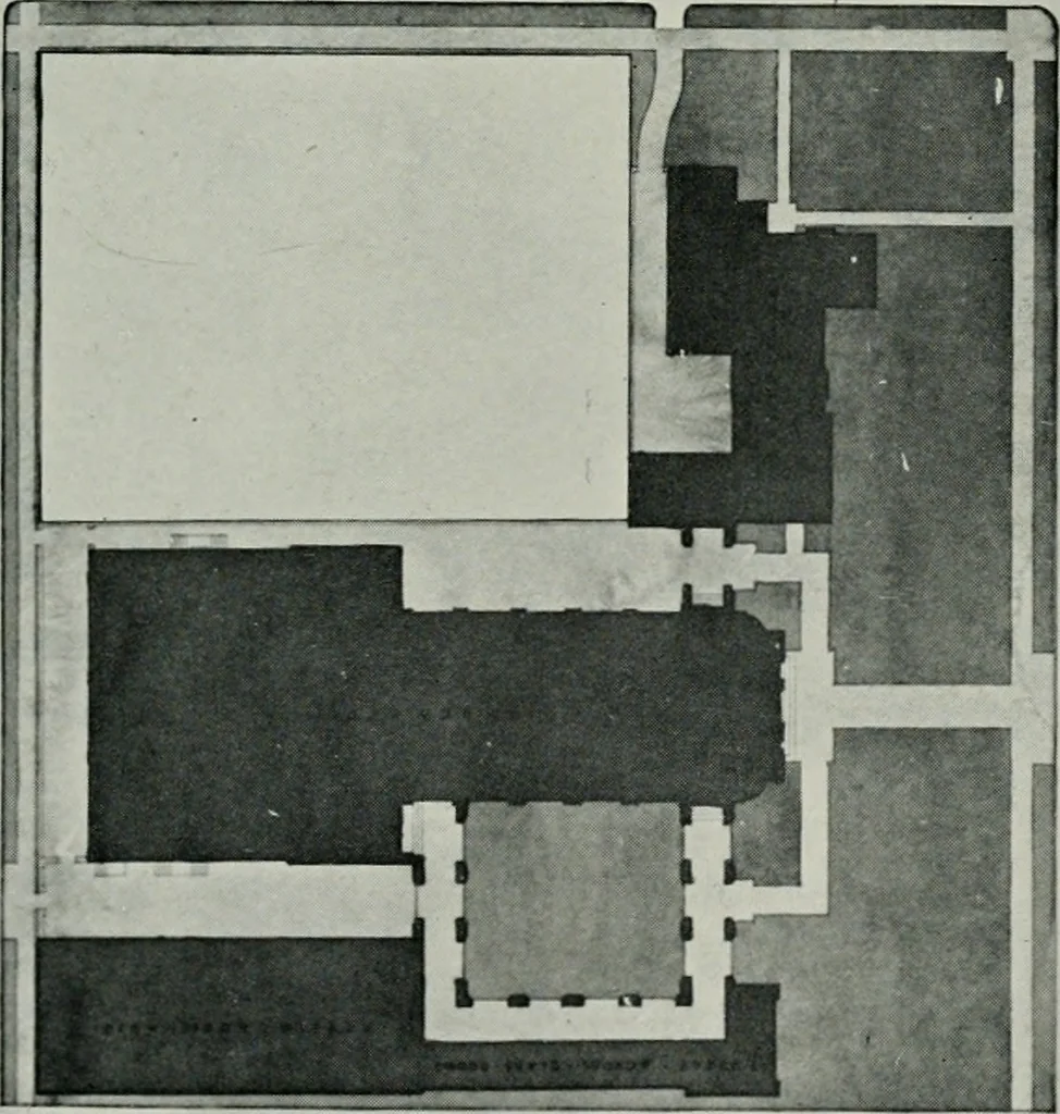 An illustration from Architect and engineer, 1905, leaf 258