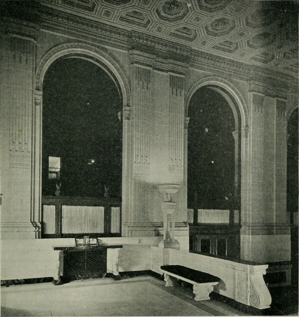 An illustration from Architect and engineer, 1905, leaf 300